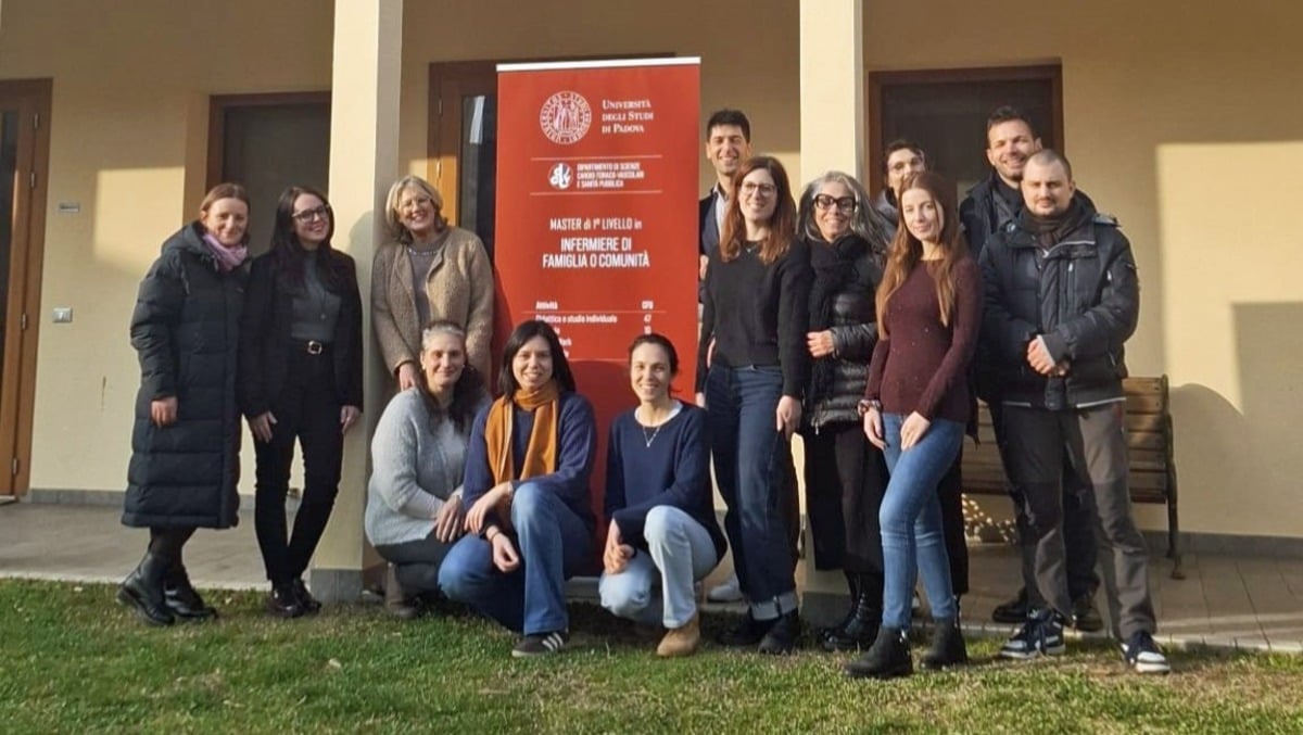 A Portogruaro è partito il master in Infermiere di famiglia o comunità: la novità - Il gruppo dei 13 partecipanti al master 
