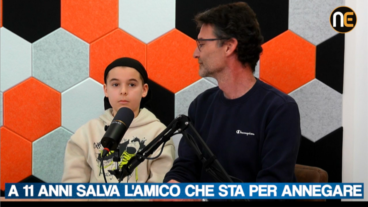 A 11 anni salva l’amico che stava annegando: l’eroe di Tarcento ospite a Nordest24 | VIDEO - 