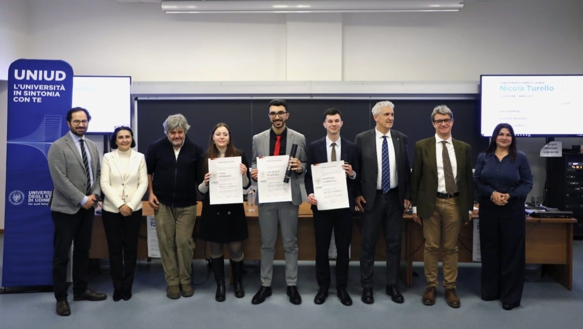 Premio Nicola Turello, sostenibilità e ricerca: premiati tre laureati dell’Università di Udine - 
