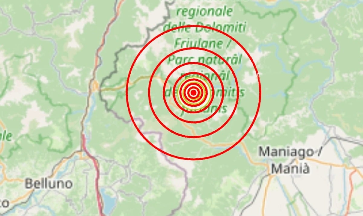 Scossa di terremoto in Friuli: epicentro a Claut - 