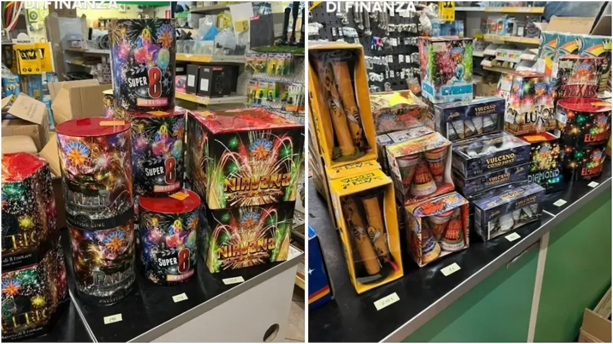 Blitz della Guardia di Finanza: sequestrati oltre 1.000 kg di fuochi d’artificio | VIDEO - 