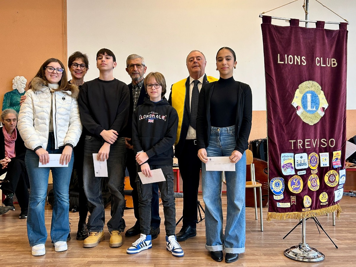 Lions Club Treviso Host dona 5.000 euro a scuole, famiglie e solidarietà - 