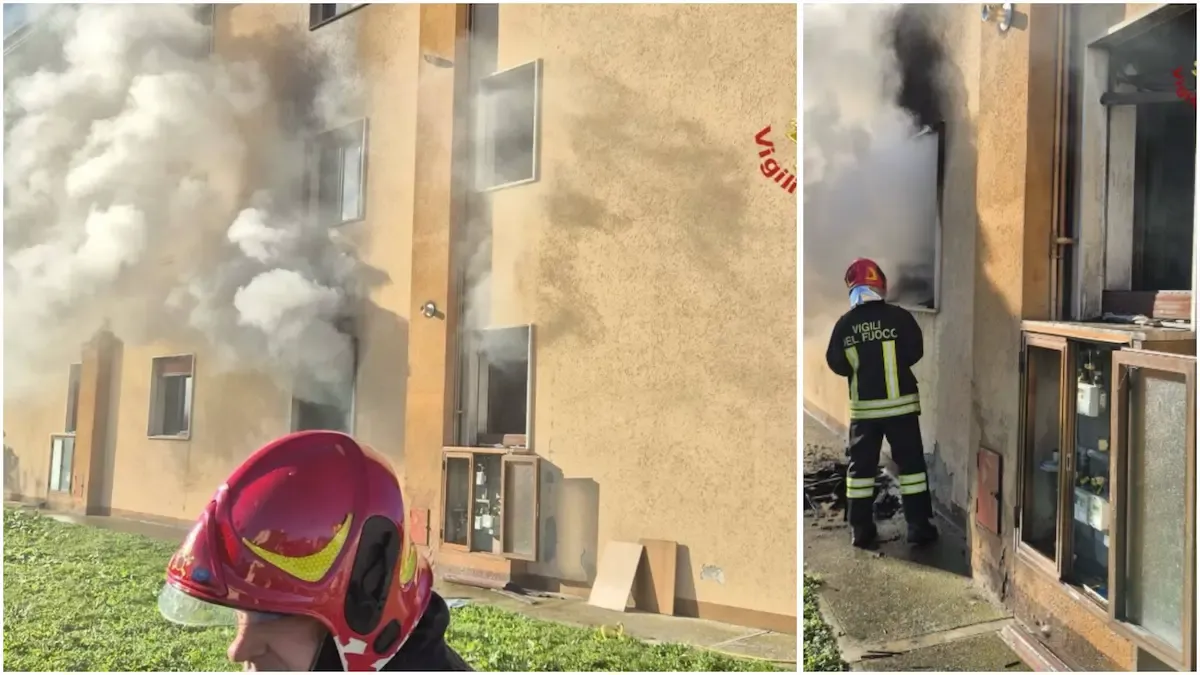 Appartamento avvolto dalle fiamme, evacuata l’intera palazzina: due minori intossicati | VIDEO - 