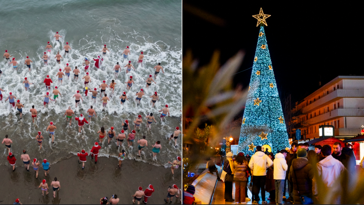 Dal Capodanno in Piazza Fontana al tuffo in mare: così Bibione saluta il nuovo anno - 