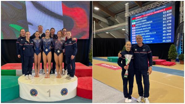 Emma Puato campionessa italiana al Volteggio e alla Trave