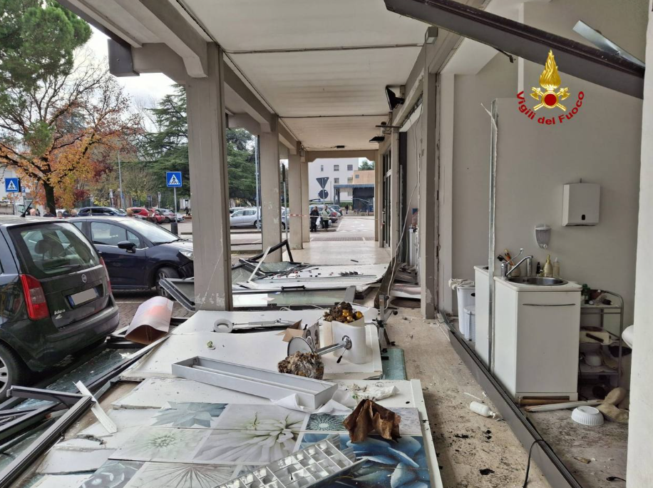 I danni causati dall'esplosione