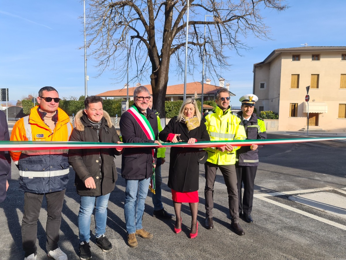 Amirante, nuova rotatoria a Orcenico