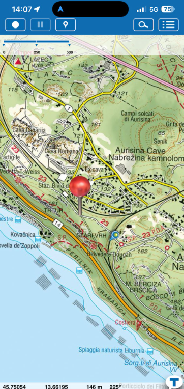 Il luogo della caduta
