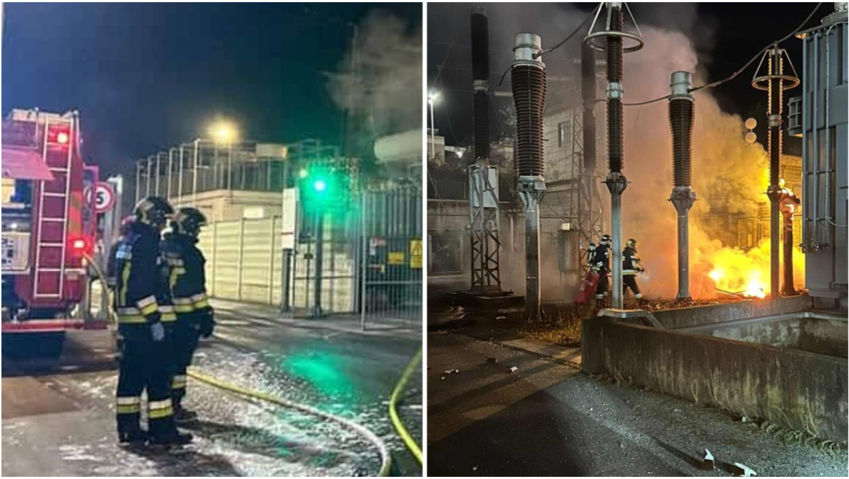 Sovratensione elettrica e isolatore esploso: divampano le fiamme in uno stabilimento siderurgico - 
