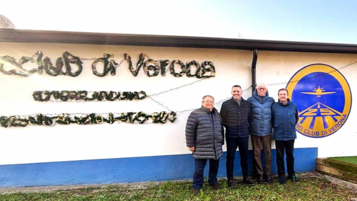 Diego Ruzza a Verona: l’Assessore ai Trasporti visita l’Aero Club e l’Aeroporto di Boscomantico - 