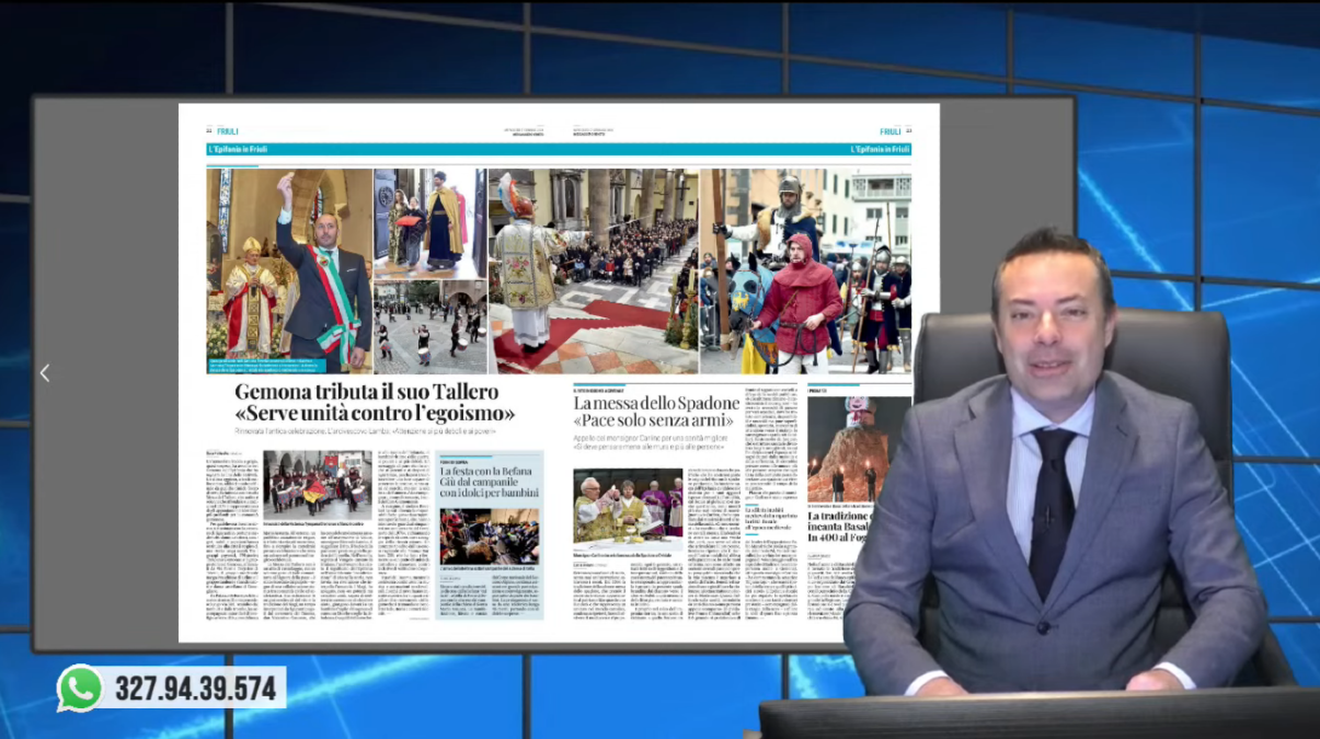 La Rassegna stampa di Nordest24, puntata di mercoledì 7 gennaio 2026 | VIDEO - 