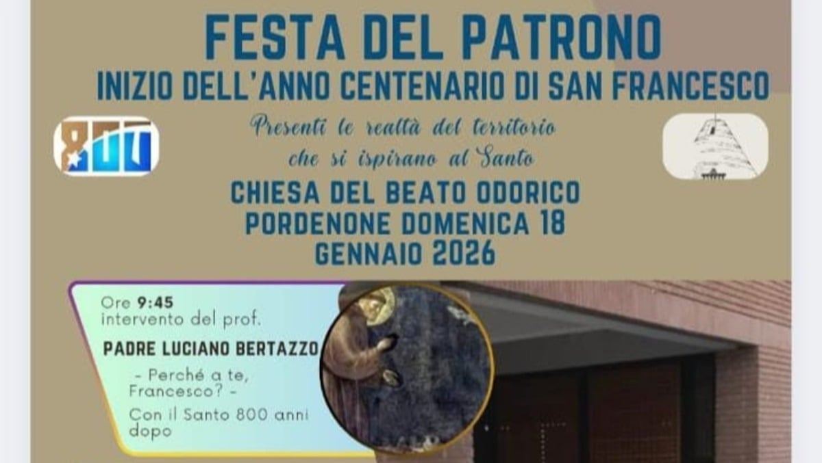 Otto secoli dopo Assisi, il Friuli rende omaggio a San Francesco e al Beato Odorico