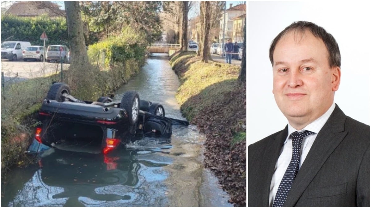 Cosa è successo a Udine: il malore mentre va a trovare il papà, l’auto nella roggia e la morte - A destra Stefano Ligi, 60 anni