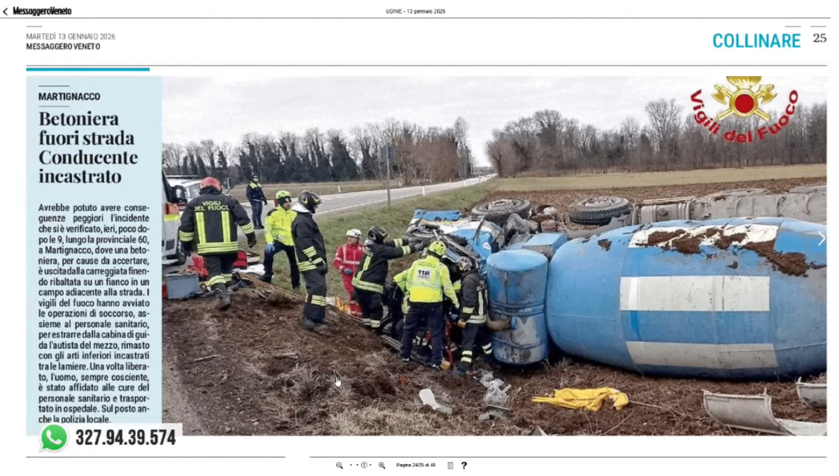 La Rassegna stampa di Nordest24, puntata di martedì 13 gennaio 2026 | VIDEO - 