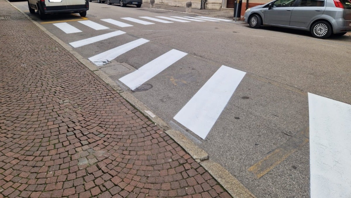 Maxi intervento sulla viabilità a Portogruaro: rifatta segnaletica orizzontale in 77 strade - 