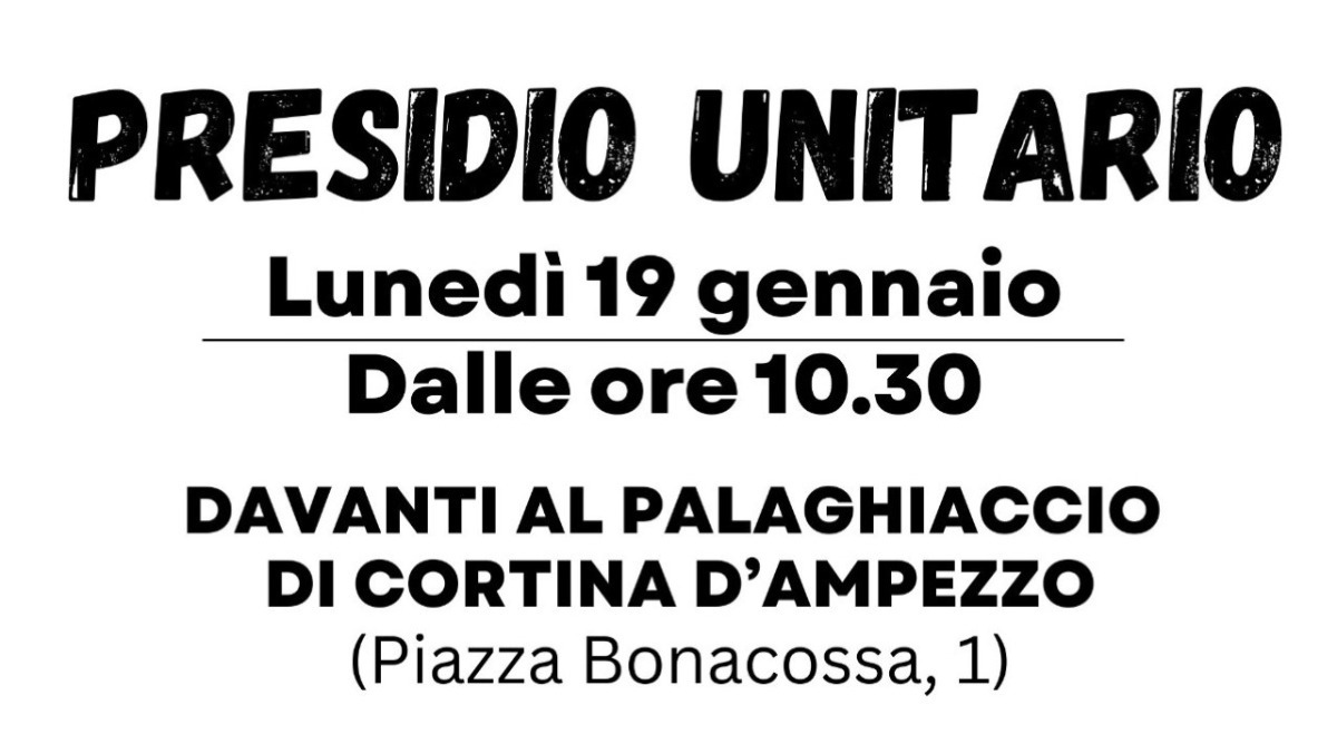 Sicurezza sul lavoro, presidio a Cortina: sindacati in piazza per non dimenticare - 