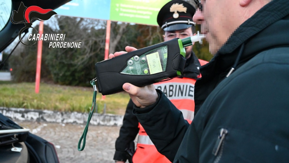 Incidenti per guida in stato d'ebbrezza nel Friuli Occidentale: già 7 patenti ritirate nel 2026 - 