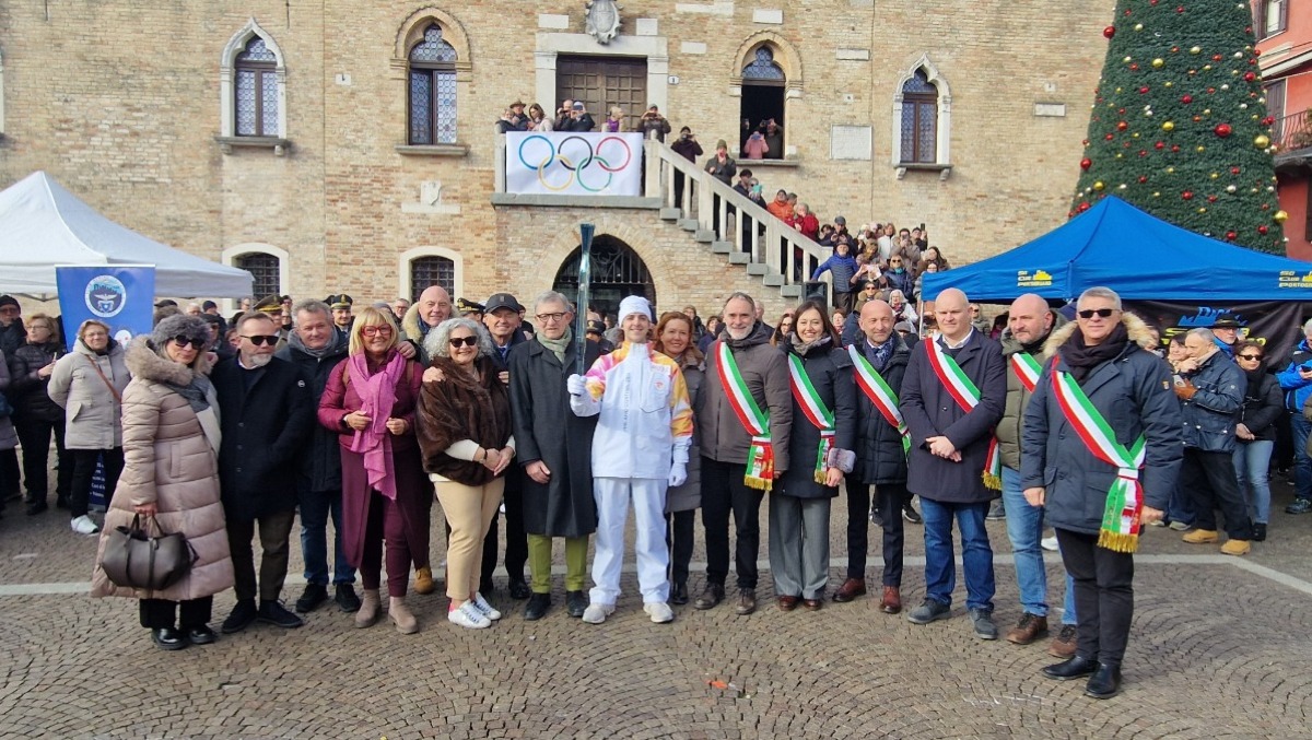 La Fiamma Olimpica attraversa Portogruaro, il ringraziamento del Sindaco Toffolo - 
