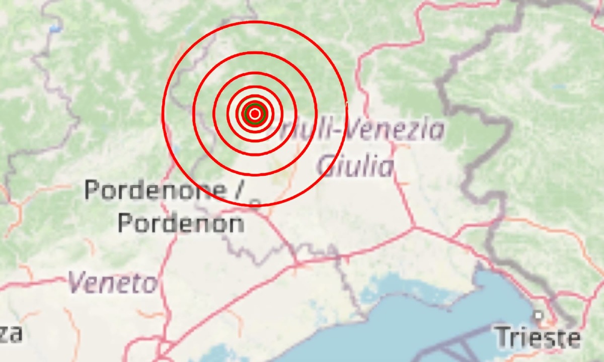 Scossa di terremoto all'alba in Friuli, raffica di segnalazioni dei lettori - 