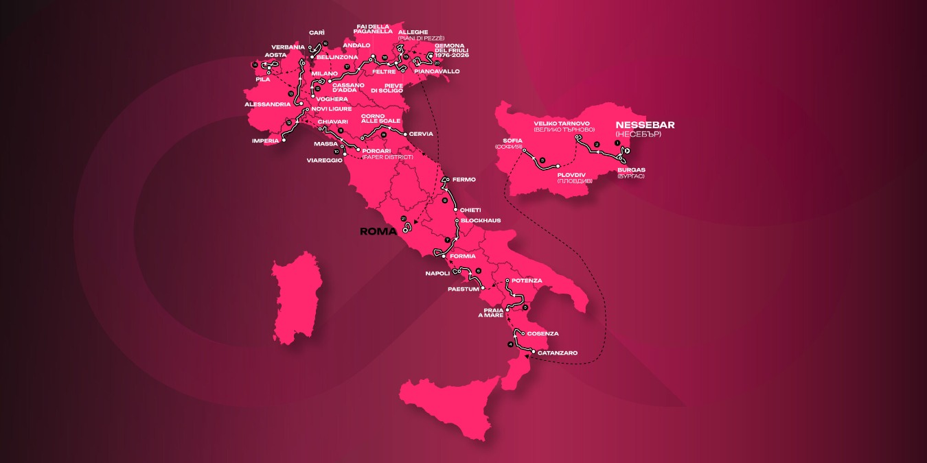 Giro d'Italia 2026: sia gli uomini sia le donne pronti a invadere il Nord Est - 