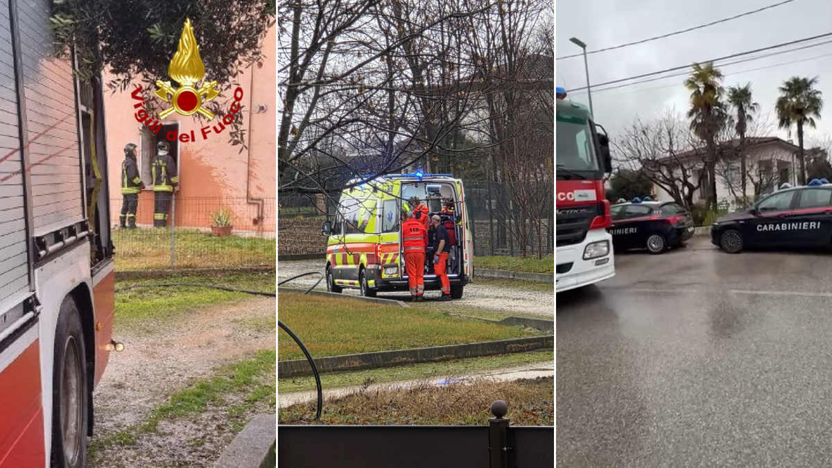 Esplosione ed incendio in casa a Sesto al Reghena: grave un uomo