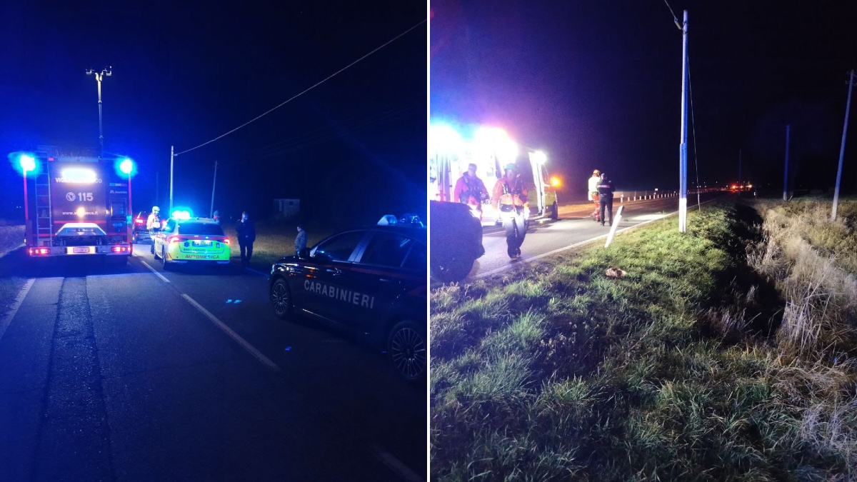 Ancora una tragedia a Precenicco, pedone travolto e sbalzato nel canale: morto sul colpo