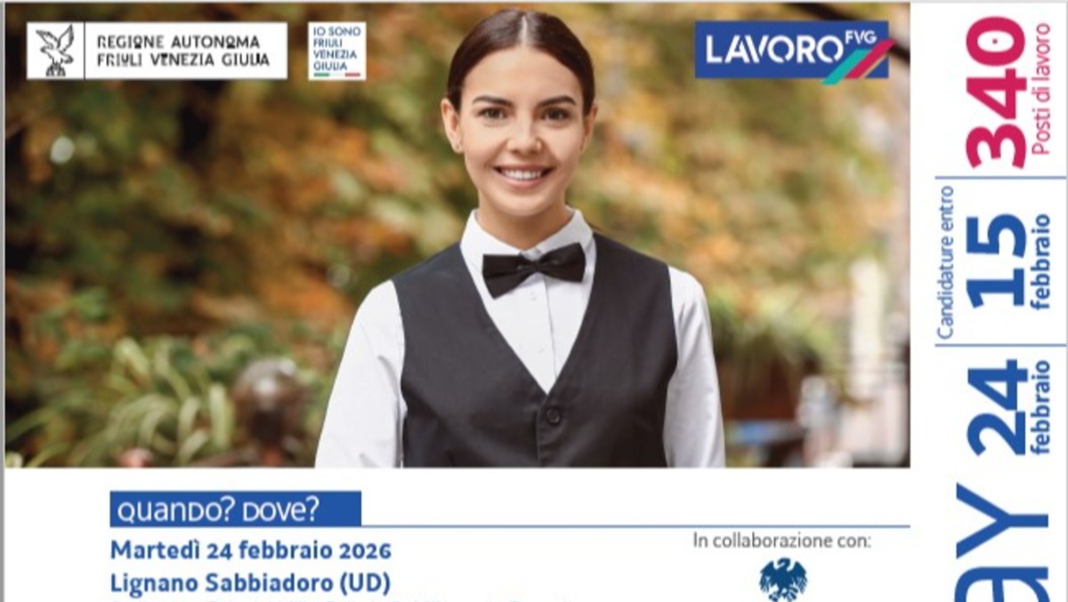 Lignano, nuovo recruiting day: 340 posti per la stagione estiva 2026 - 