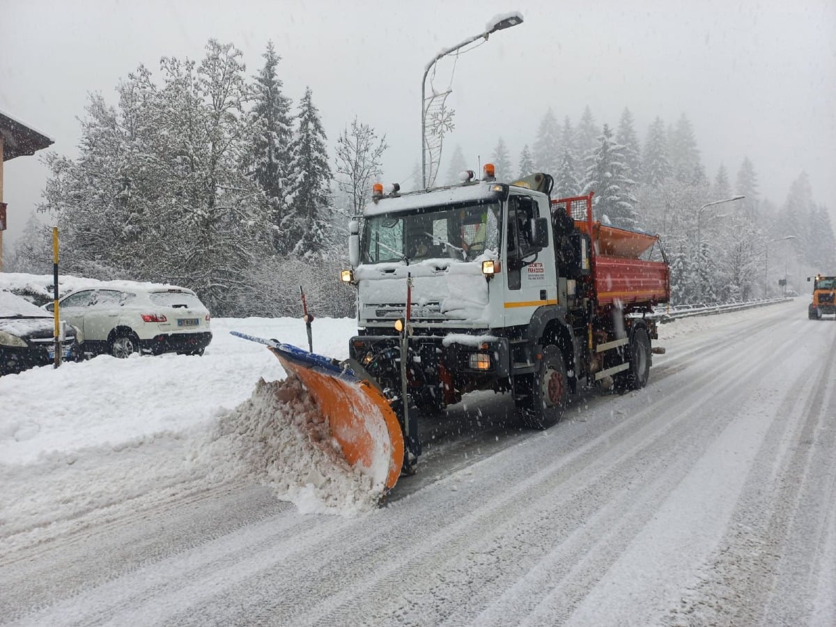 Veneto, allerta maltempo: «tanta neve in montagna e piogge intense in pianura»