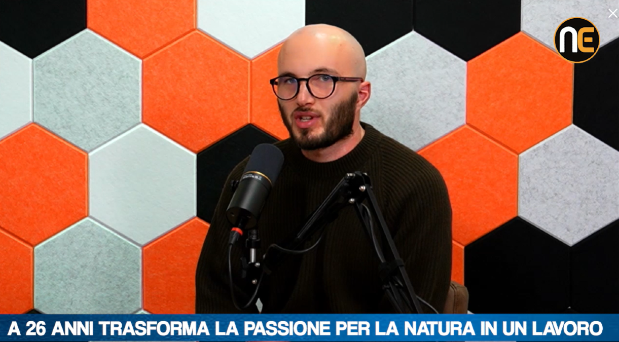 A 26 anni trasforma l’amore per la natura in un lavoro. Gabriele Bruni a Nordest24 | VIDEO