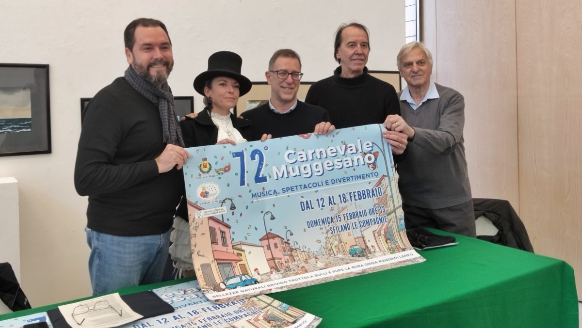 72ª edizione del Carnevale di Muggia, al via la festa dal 12 febbraio: il calendario degli eventi - 