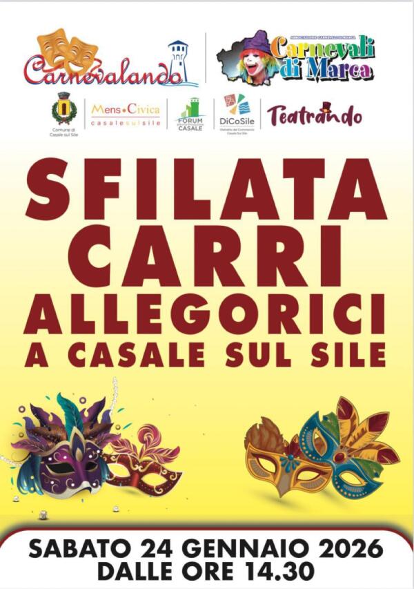 Casale sul Sile riscopre il Carnevale: tornano i carri allegorici dopo 40 anni
