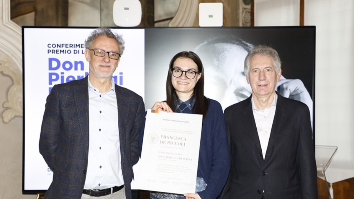 Francesca De Piccoli è la vincitrice del premio don Pierluigi Di Piazza - 