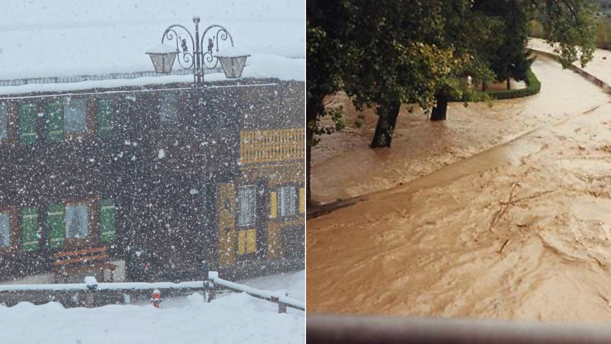 Maltempo in Friuli Venezia Giulia: piogge intense e neve abbondante. «Fiumi sotto osservazione»