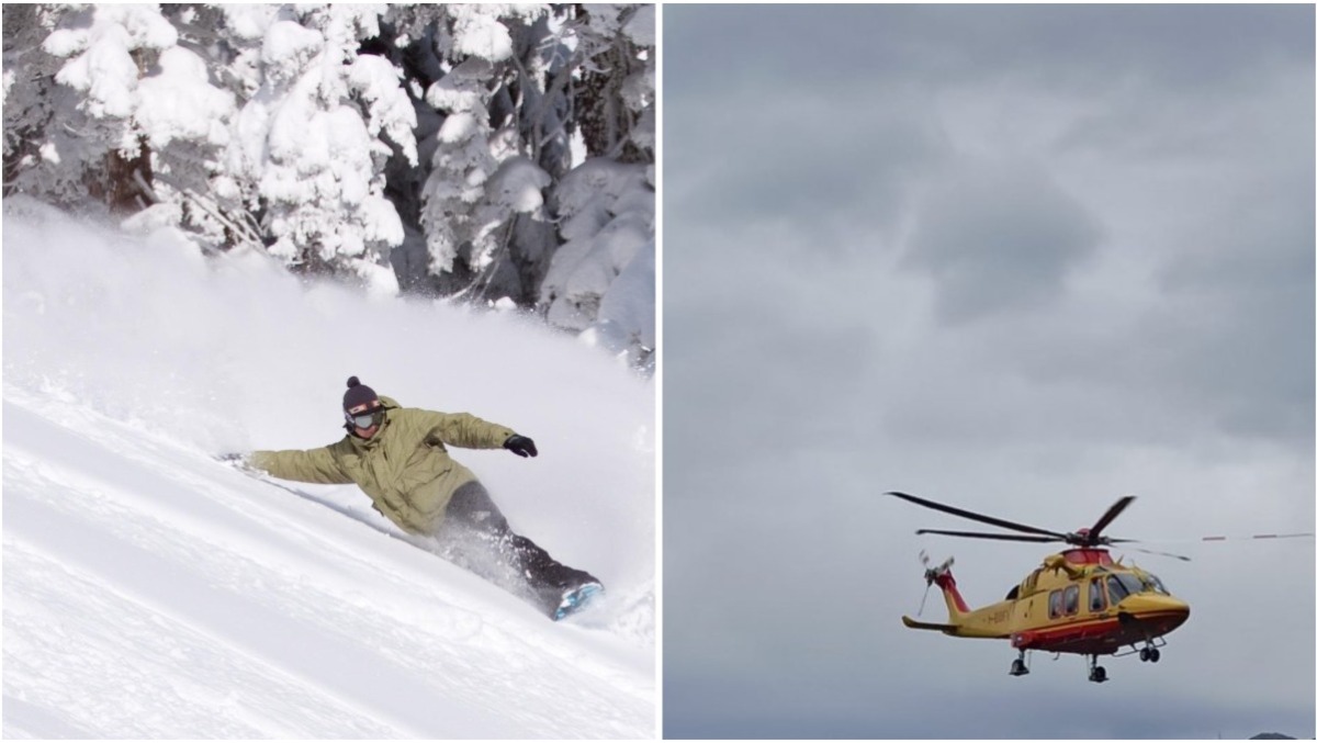 Si sente male dopo la discesa in snowboard, si accascia a terra: 47enne elitrasportato in ospedale - 