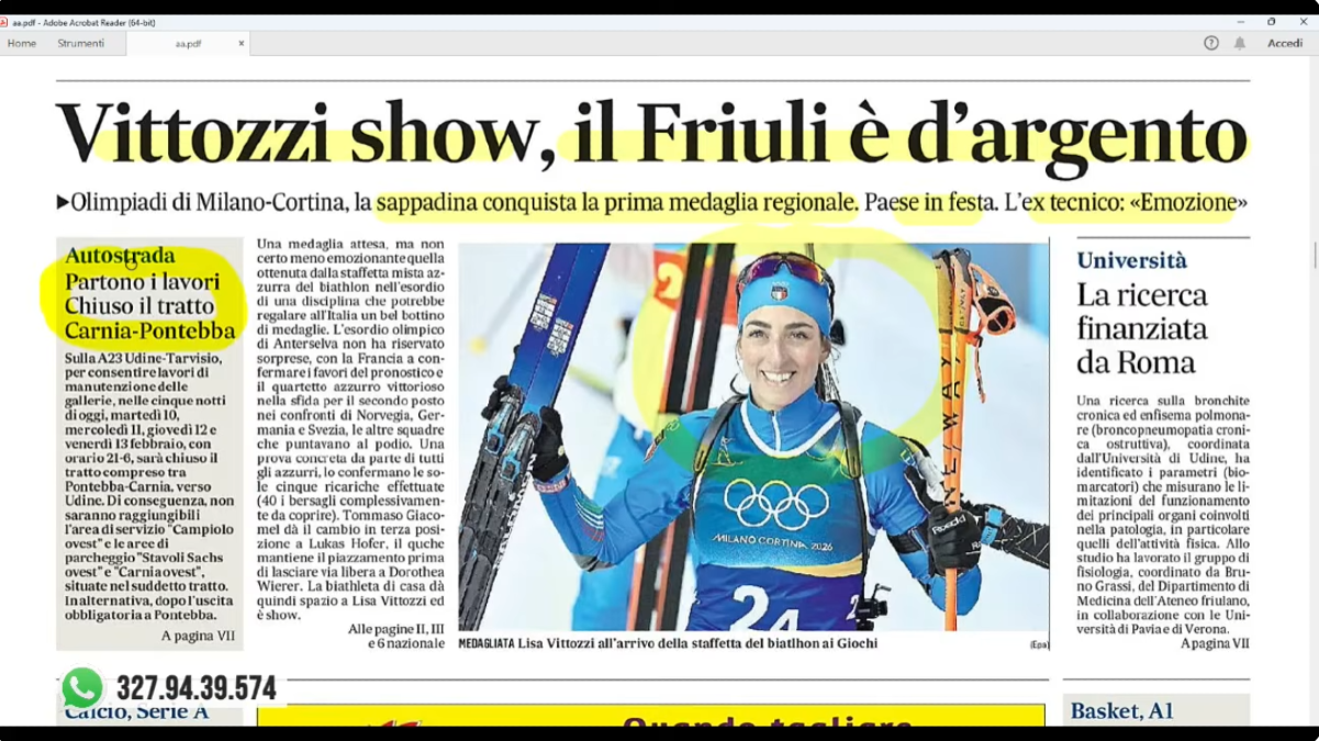 La Rassegna stampa di Nordest24, puntata di lunedì 9 febbraio 2026 | VIDEO - 