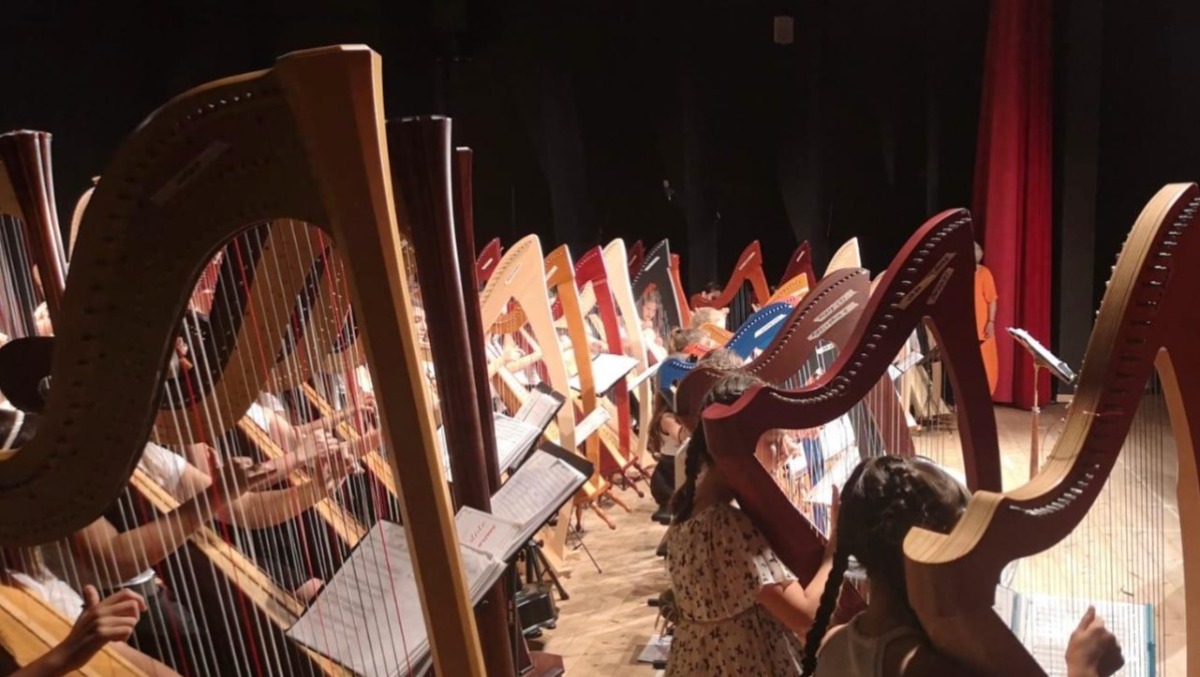 Carnival HarpParade a Portogruaro: 50 arpe in maschera per un concerto unico nel Nordest - 