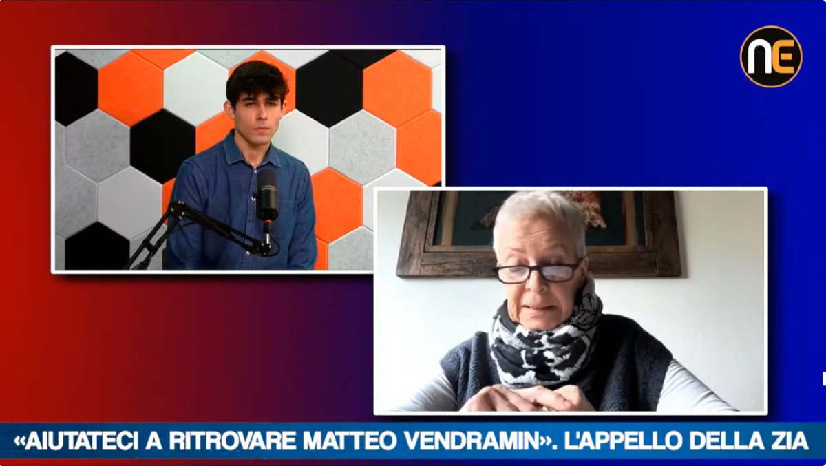 Cosa è successo a Matteo Vendramin, la zia a Nordest24: «Aiutateci a ritrovarlo» | VIDEO - 