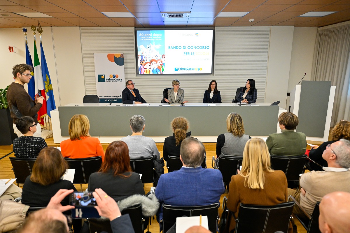 PrimaCassa FVG presenta il Concorso scolastico per il 50° anniversario del terremoto del Friuli