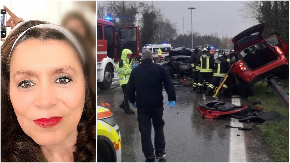 Tremendo frontale: chi era la mamma morta a 55 anni e come sta la figlia di 12 anni - A sinistra la vittima, Lindita Ajazi (55 anni)