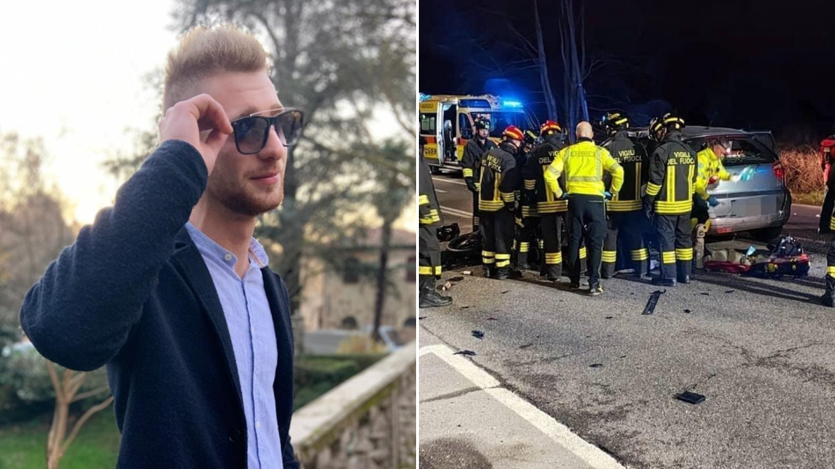Atteso alla cena con gli amici, poi la scoperta: Gianluca muore in moto durante un sorpasso