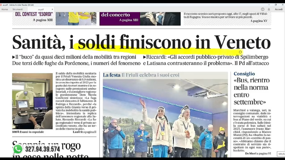 La Rassegna stampa di Nordest24, puntata di martedì 24 febbraio 2026 | VIDEO