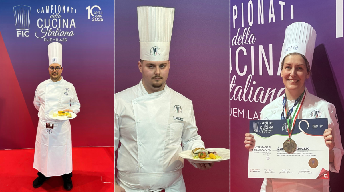 Fvg brilla ai Campionati di Cucina Italiana: Matteo, Eno e Laura conquistano la medaglia - 