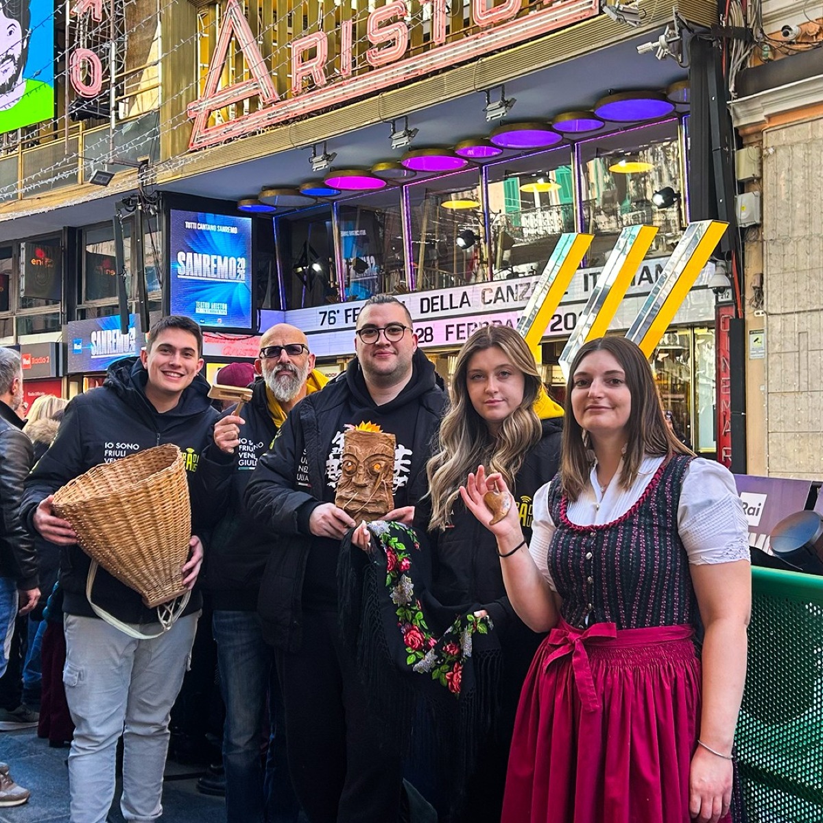 La Carnia conquista Sanremo: tradizioni e artigianato in diretta dal Festival - 