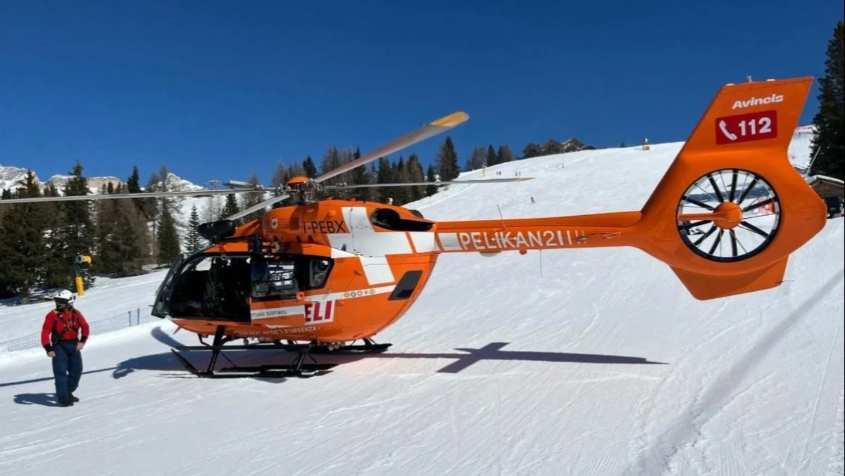 Brutta caduta sulla pista: elitrasportato sciatore 13enne - 