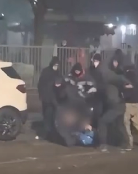 Le immagini dell'aggressione