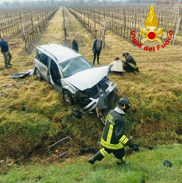 Le immagini dell'incidente