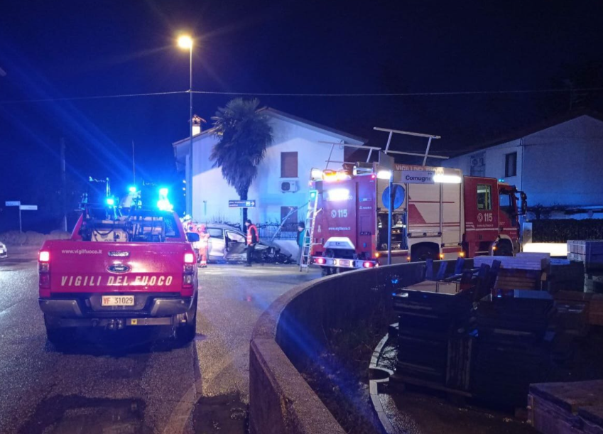 Le immagini dell'incidente