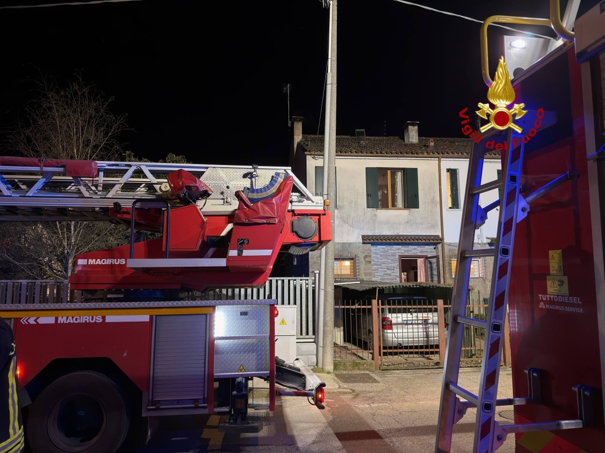 Intervento dei Vigili del Fuoco