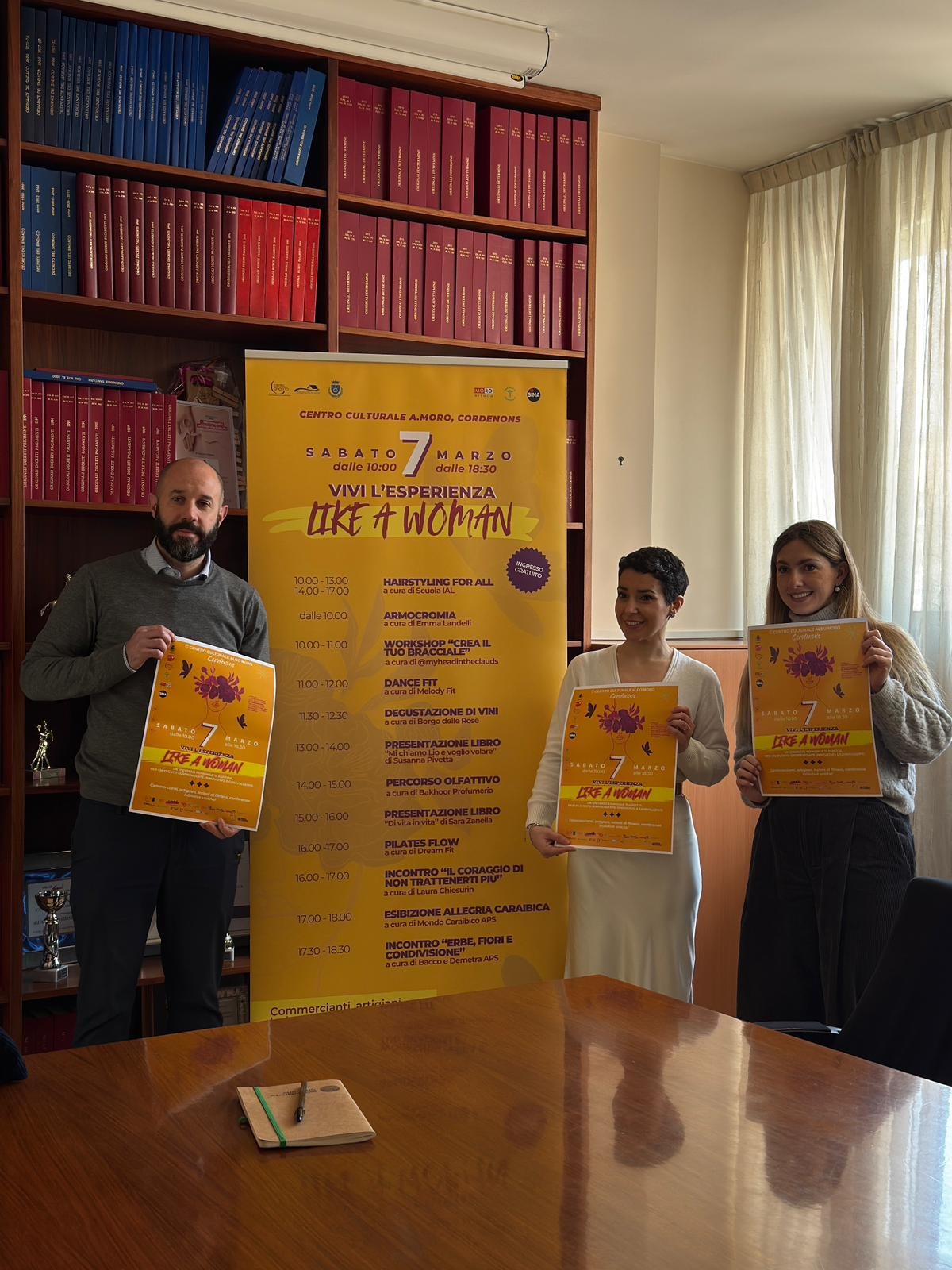 Like a Woman a Cordenons: il 7 marzo talento, creatività e imprenditoria femminile protagoniste - 