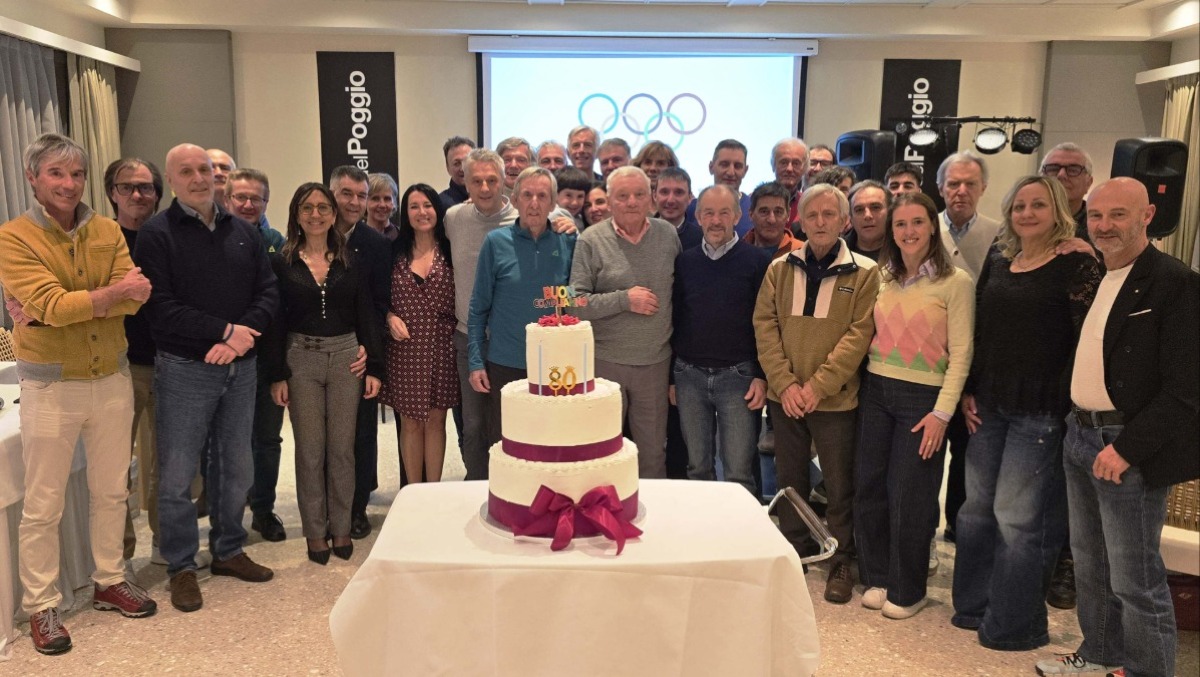 Dario D’Incal, festa a sorpresa per gli 80 anni: reunion dei campioni olimpici a Ca’ del Poggio - 